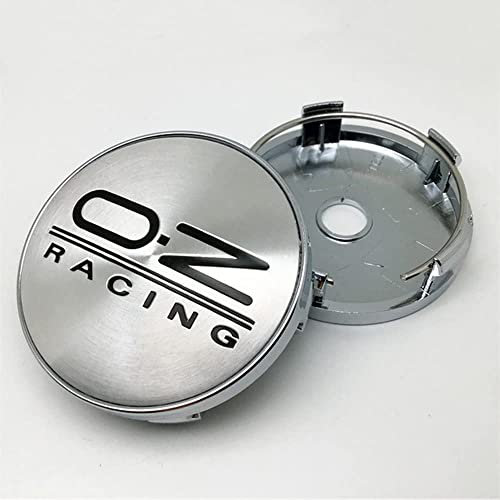 TRFAN 4 pièces Auto Cache Moyeux pour OZ Racing 60mm Centre de Jante Roue Caps Accessoires,F