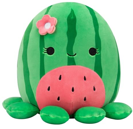 Squishmallows Original 20,3 cm Marcella Wassermelone Oktopus - Offizieller Jazwares Plüsch