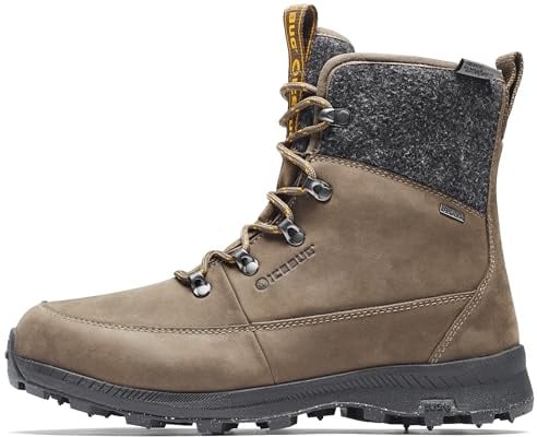 Icebug Adak Damen Winterwanderstiefel aus ReWool BUGrip mit Hartmetall-Nieten Traktionssohle