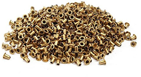 Monaghan 1000Pcs Kupfer Imkerei oesen fuer Frames Bee Hive Ausruestungen Kupfer Caps
