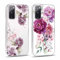 Yoedge 2 Pezzi Cover per Samsung Galaxy S20 FE 4G/5G 6,5, Sottile Trasparente Morbida TPU Custodia in Silicone Antiurto Antigraffio Protettiva Case con Disegni per Donne per Samsung S20 FE, Fiore 3