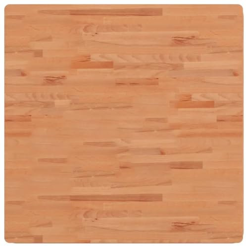Massivholz Tischplatte Quadratisch Massivholzplatte Massiv Schreibtischplatte Holz Platte Ersatztischplatte Holzplatte für Heimwerker, Arbeitsplatten & Tische, 90x90x1,5 cm Braun