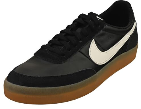 NIKE Herren Killshot 2 Leather Sneaker, Black/Sail-Gum Yellow, 43 EU