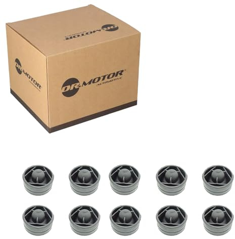 DR.MOTOR AUTOMOTIVE DRM01001S 10x Anschlagpuffer Motorabdeckung Kompatibel mit VW Golf V Schrägheck 1K1