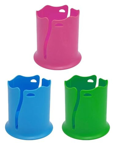 QFEHTHSK 3 Stück Fester Surfbrett-Becherhalter, Wasserflaschen-Becherhalter, Wasserflaschenhalter, Getränkebecherhalter, Surf-Skateboard-Becherhalter