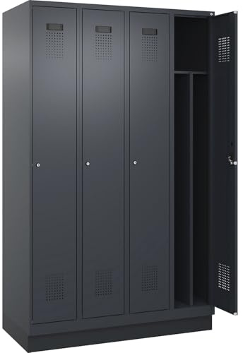 Kaiser + Kraft Schwarz-Weiß-Spind Evolo Plus