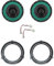 IPNOSIS Kit 2 Casse IP-01165 per Fiat Panda dal 2003 al 2012 con 2 Supporti Anteriori, 2 Connettori