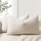 ZWJD Kissenbezug 40x60 2er Set Chenille Kissenbezüge Sofakissen Kissenhüllen Beige Dekokissen Weiche Sofakissenbezug für Couch, Bett und Wohnzimmer Heimdekoration Luxus Zierkissenbezüge