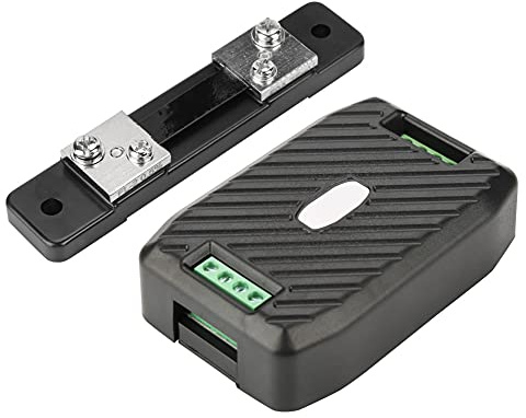 PEACEFAIR PZEM-017 Misuratore di Energia di Potenza Tensione CC Modulo di Comunicazione - Misurazione Accurata per Sistemi Solari, Batterie Ed Elettrici (PZEM-017+50A)