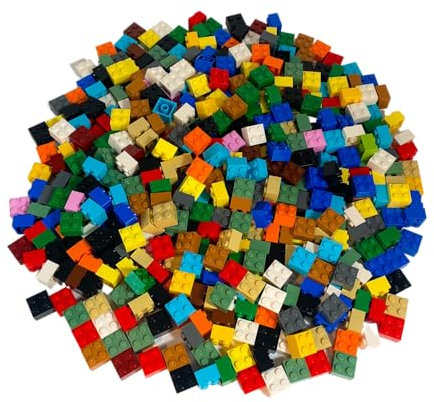 Lego® Classic Basic Lot de 100 briques multicolores pour projets de construction créatifs
