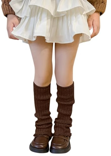Stulpen Mädchen, Kinderstulpen Ballettstulpen Kleinkinder Sport Tanzstulpen Beinstulpen Weiche Legwarmer für Mädchen Baby Beinwärmer Kniestrümpfe Leggings Warme Beinstulpen Grobstrick Beinstulpen