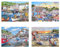 The House of Puzzles Days At The Dock Jigsaw Set - 4 x 500 Piece Jigsaws For Adults, Multi Puzzle Pack, Artist Illustrated, Deluxe Puzzle Gifts, Sustainably Made