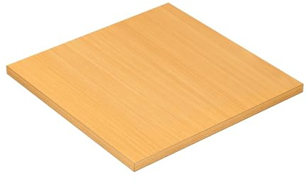 KESSLER PRO Tischplatte, Spanplatte, 25mm, verstärkte Kante Buche 60x60 cm