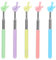 5 Pcs Puntero Telescópico Extensible Profesores 68cm, Punteros de Dedo Retráctiles, Acero Inoxidable Palo de Puntero de Dedo para Presentaciones en Aula, Escuela, Oficina, Material Didáctico (B)