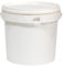 EHJRE Cubo de Polipropileno de Alimenticio de 13 L con Tapa Hermética, Multifuncional, para Yogur.