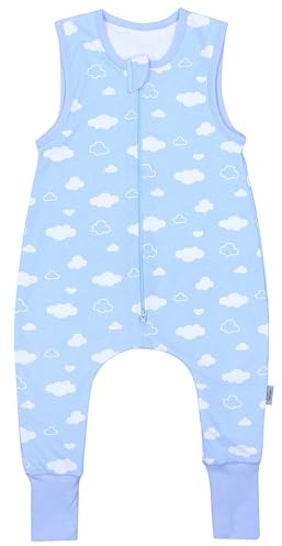 TupTam Baby Sommerschlafsack mit Beinen – 0,5 TOG, OEKO-TEX
