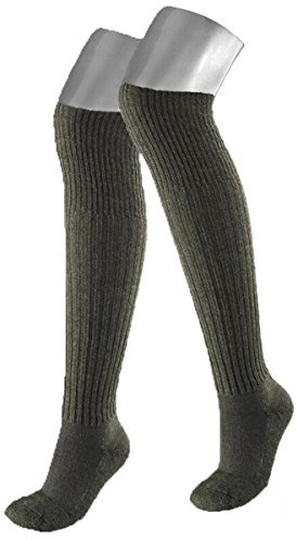 JDRAZOR Jagd Überkniestrumpf, Größe 45-47, Jägermeliert