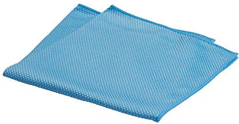 Gtechniq MF5 Glass Power Cloth Comes 40x40cm In Size - The Perfect Cloth For Cleaning All Glass Accessories - Ideal For use With G6 Perfect Glass - Fishscale Weave For A Powerful Cleaning Action , Blue