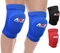 AQF Knee Support Brace Protector Foam Pads Guard Wraps Elasticated Shield (Blue, S)