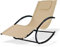 DEMA Garten Relaxliege Gartenliege Schaukelliege Schaukelstuhl Liege Swing Natur