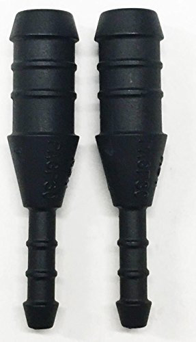 Lot de 2 raccords en silicone PVC pour tuyau d'arrosage en plastique - Réducteur de diamètre pour relier de 12 à 6 mm