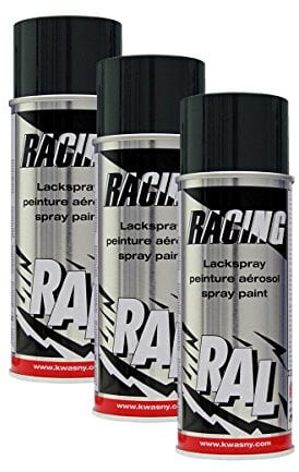 Lackspray Ral 9005 Tiefschwarz 400Ml Kwasny 288 144 Auto-K Racing 3X