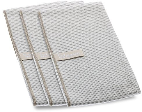 Jemako Trockentücher im 3er Set Gross 45 x 80 cm (Natur)