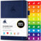 Agenda Clever Fox - Pianificatore Agendina Calendario Giornaliera e Settimanale per Produttività, Successo e Raggiungere gli Obiettivi - Diario Quotidiano e Settimanale, Blu Scuro (senza date), A5