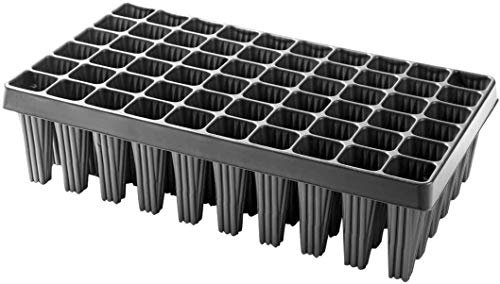 Muddy Hands Large Deep Root Trainer Seed Seedling Cell Plug Plant Cultivation Tray (2, 60 Cell)