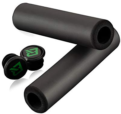 ROCKBROS Bike Handle Grips Foam Comfortable Shock Absorption Bike Handlebar Grips Suit for BMX, Mountain, MTB, Beach Cruiser, Scooter
