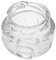 SPARES2GO Lamp Glass Cover Bulb Housing Compatible with Zanussi Oven Cooker