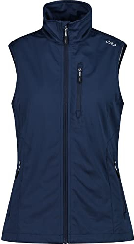 CMP Gilet da Donna in Softshell Leggero - 39A5086 (48, Blue-Ghiaccio)