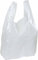 100 Stück 300x200x600mm Hemdchentragetaschen Plastik-Beutel Tüten weiß Tragetasche geeignet für Lebensmittel