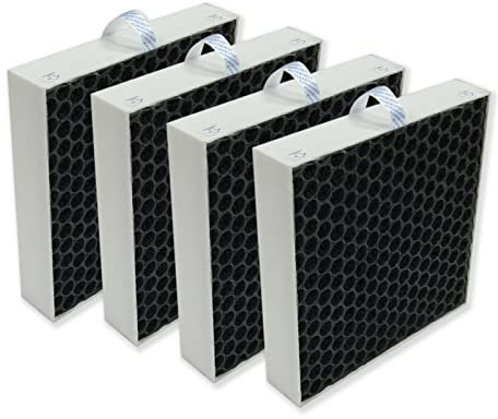 PUREBURG Replacement Filter Compatible with BLUEAIR 5410i, 5440i DustMagnet Air Purifiers 5400 Series, 2-Pack(4 Filters) H13 Activated carbon 2-in-1 Air Clean