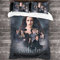 ANSSON Kinder Bettwäsche-Sets Vampire Mikrofaser Bettbezug Twilight Schlafzimmer dekorative Bettwäsche mit 2 Kissenbezug Unisex (Twilight1, 135x200cm+80x80cmx2)