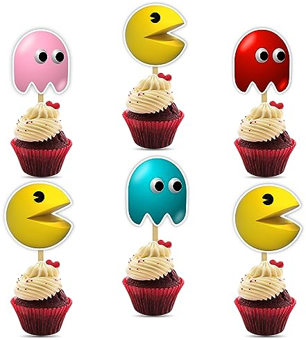 Seyal® Pacmn Ghost Cupcake Topper