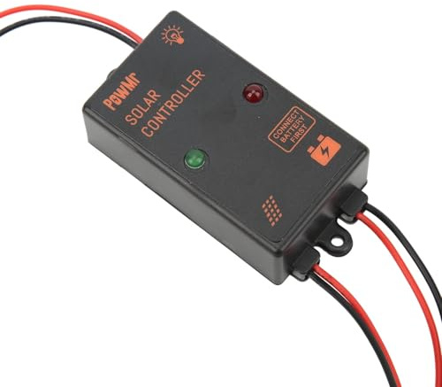 POW 5A DC 6V/12V 30W/60W Automatische Anpassung Solarladeregler PWM Solar Laderegler IP67 Wasserdichter 24 Stunden Arbeits Solarpanel Controller