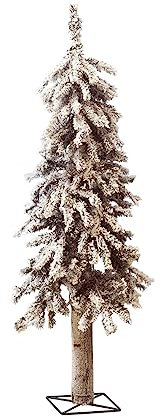 Beschneiter, künstlicher Tannenbaum Alpintanne 30 x 60 cm PVC-Folie Luvi Christbaum Künstlicher Alpin Tannenbaum inkl. Metallständer