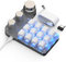 BRIMFORD Teclado de Macros Programables,Mini Teclado Personalizado,Introducción con 1 Tecla de Combinaciones de Teclas,Cadenas,Copiar y Pegar,Ajuste de Volumen,Tri-Mode Conexión (12 Keys Blanco)