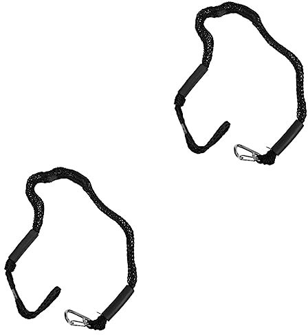 CLISPEED 2st Bootsseil Dehnbare Festmacherleine Bungee-Jumping-Weste Bungee-seile Für Boote Bungee-verlängerungsseile Bootsbinder Zum Andocken PVC-transparentes Einstellrohr Kabel Schwer