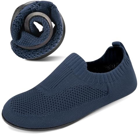KOWAYI Pantofole da Uomo Antiscivolo Pantofole Traspiranti Comfort Interno Pantofole Suola di Gomma Scarpe da Casa Unisex-SHLAN-38