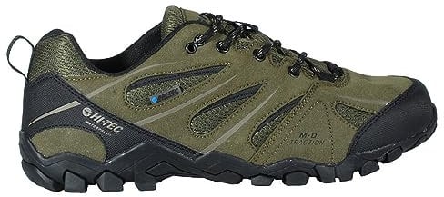Hi-Tec Walker WP Wanderschuhe für Herren, atmungsaktiv und wasserdichte Dri-Tec-Membran. Stil und Komfort garantiert, Schwarz, 46 EU