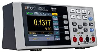 GuliTech Mini Bench Multimeters XDM1241 Digital Multimeter 55000 Counts High Accuracy Desktop Multimeters AC/DC Tester True RMS USB Multimeter(XDM1241 Lithium Battery)