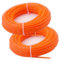 Akuoly Bobina di filo per decespugliatore, 2,4 mm, 30 m, 2 rotoli per decespugliatore da giardino, arancione