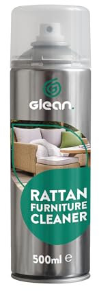 GLEAN Rattan Furniture Foaming Cleaner | 500 ml | Deep-Cleaning Foam Aerosol Spray for Patio & Garden Furniture | No-Rinse, Fast-Drying Mould & Stain Remover