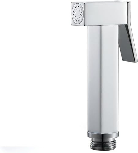 Hand-Bidet-Sprühgerät für Toilette, verchromt, Wand-WC-Handbrause, Bidet-Sprühgerät, Druckspül-Sprühpistole für Damen, Vollkupfer, Chrom C
