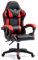 Home Treats Gaming Chair RED Recliner with Adjustable Height, Lumbar Support Padded Cushion, Racing Bucket Seat With Headrest Ergonomic Office Chair Perfect For Home Office, Computer Chair (Red)