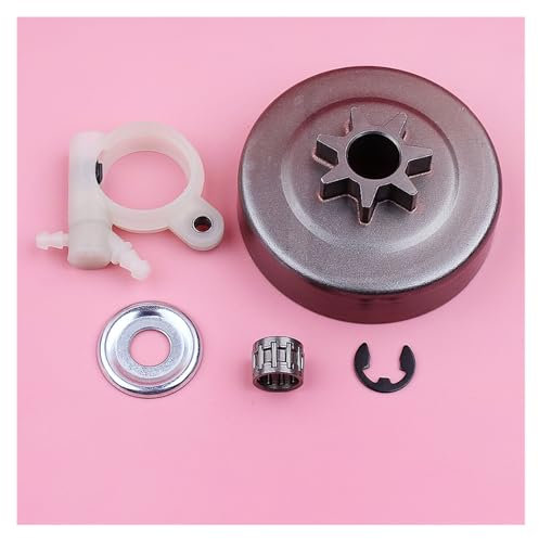 .325 Tambour d'embrayage à 7 dents for Stihl MS251 MS 251 Rondelle E-clip Pompe à huile Tronçonneuse Pièce de rechange de rechange