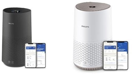 Philips Luftreiniger der Serie 1000i, Entfernt Keime & Luftreiniger 600 Serie. Ultraleise und energieeffizient Für Allergiker