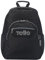 TOTTO - Mochila Escolar Adaptable a Carro, Modelo Acuareles, Capacidad 20 L, Bolsillo para Pc 14, 2 Bolsillo Botella, Espaldar Ergonómico con Flujo de Aire, Cómodas Correas en S, Estampado Negro